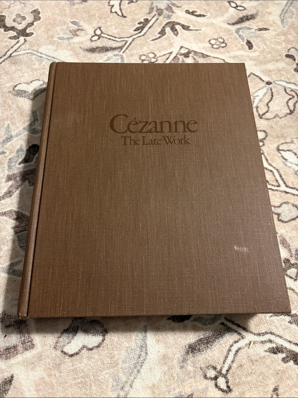The Late Work Hardcover Book - Brown